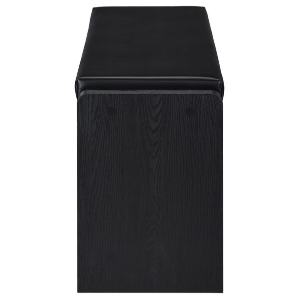 Arrington Storage Bench Black