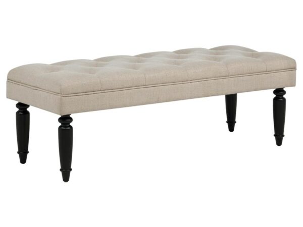 Marsha 52-inch Upholstered Entryway Accent Bench Latte