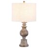 Brie 28-inch Drum Shade Urn Table Lamp Antique Gold