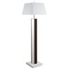 Elena 67-inch Square Tapered Mirrored Floor Lamp Brown