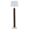 Elena 67-inch Square Tapered Mirrored Floor Lamp Brown