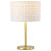 Ramiro 66-inch Drum Shade Metal Bedside Table Lamp Gold