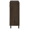 Brixton 2-door Entryway Shoe Storage Cabinets Smoked Oak