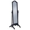 Cabot Wood Adjustable Full Length Cheval Mirror Black
