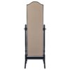 Cabot Wood Adjustable Full Length Cheval Mirror Black