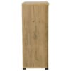 Bristol 6-shelf Engineered Wood Shoe Cabinet Golden Oak