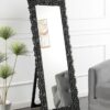 Mckay 24 x 63 Inch Acrylic Frame Standing Mirror Smokey Grey