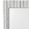 Aideen 32 x 47 Inch Acrylic Crystal Wall Mirror Silver