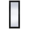 Cadence Tempered Glass Full Length Standing Mirror Black Oak