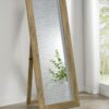 Cadence Tempered Glass Full Length Standing Mirror Mango