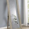 Cadence Tempered Glass Full Length Mirror Grey Washed Oak