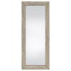 Cadence Tempered Glass Full Length Mirror Grey Washed Oak