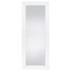 Cadence Tempered Glass Full Length Mirror White High Gloss
