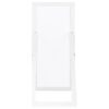 Cadence Tempered Glass Full Length Mirror White High Gloss