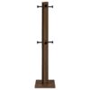 Rikkie Engineered Wood Coat Rack Walnut
