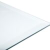 52x27-inch 6mm Rectangular Clear Tempered Glass Top