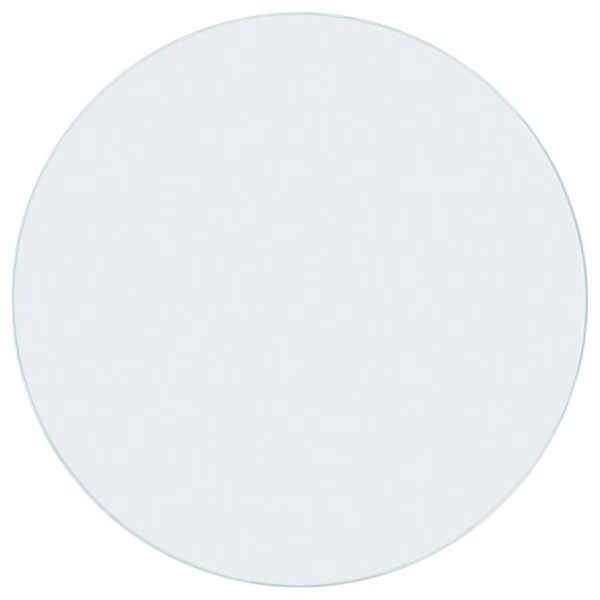 54-inch 10mm Round Clear Tempered Glass Top