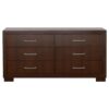 Jessica 4-piece Queen LED Bedroom Set Cappuccino