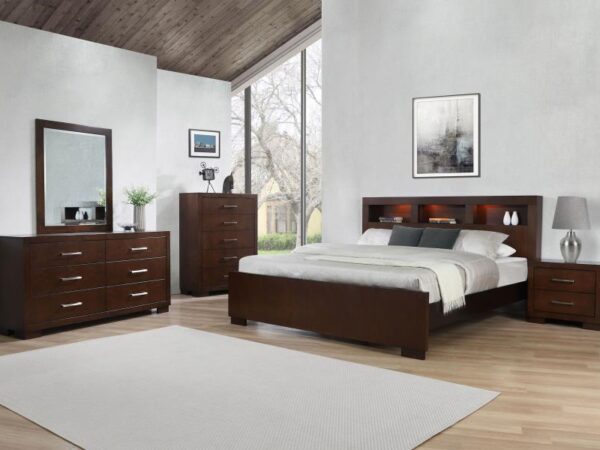 Jessica 5-piece Queen Bedroom Set Cappuccino