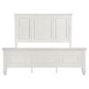 Sandy Beach 63-inch Eastern King Wood Panel Bed Cream White