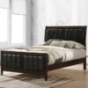 Carlton Wood Full Panel Bed Cappuccino