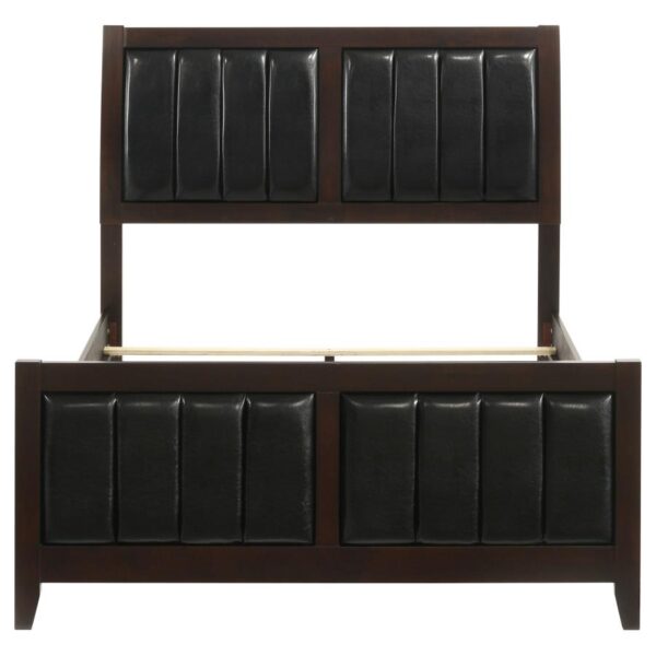 Carlton Wood Full Panel Bed Cappuccino