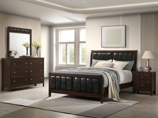 Carlton 4-piece Queen Bedroom Set Cappuccino