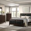 Carlton 5-piece Queen Bedroom Set Cappuccino