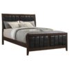 Carlton Wood Queen Panel Bed Cappuccino