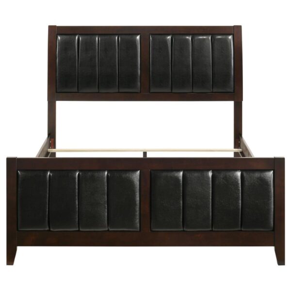 Carlton Wood Queen Panel Bed Cappuccino
