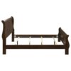 Louis Philippe Wood Eastern King Sleigh Bed Cappuccino