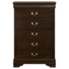 Louis Philippe 4-piece Queen Bedroom Set Cappuccino