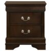 Louis Philippe 5-piece Queen Bedroom Set Cappuccino