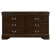 Louis Philippe 5-piece Queen Bedroom Set Cappuccino