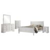 Louis Philippe 5-piece Queen Bedroom Set White