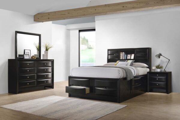 Briana 4-piece Queen Bedroom Set Black