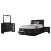 Briana 4-piece Queen Bedroom Set Black