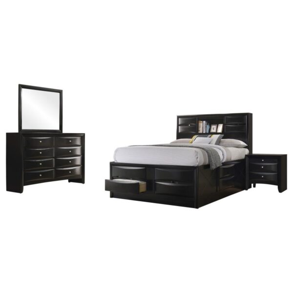 Briana 4-piece Queen Bedroom Set Black