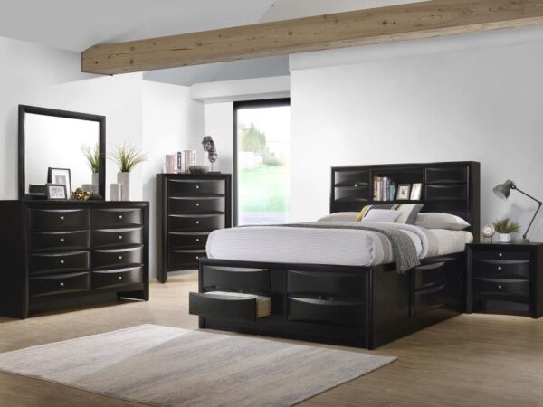 Briana 5-piece Queen Bedroom Set Black