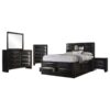 Briana 5-piece Queen Bedroom Set Black