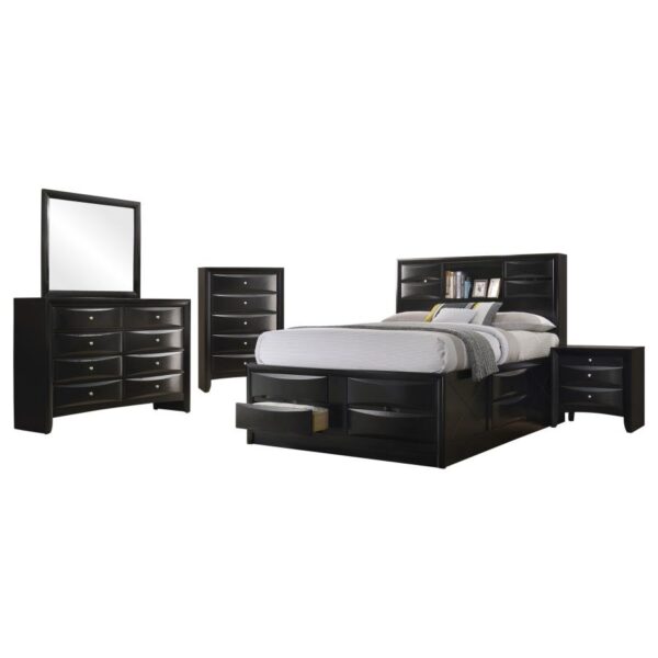 Briana 5-piece Queen Bedroom Set Black