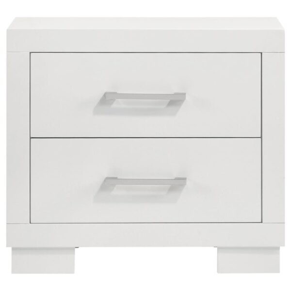 Jessica 5-piece Queen LED Bedroom Set Snow White