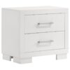 Jessica 6-piece Queen LED Bedroom Set Snow White