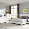 Felicity 5-piece Queen Bedroom Set White High Gloss