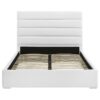 Felicity 53-inch Upholstered Eastern King Platform Bed White