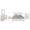 Felicity 5-piece Queen Bedroom Set White High Gloss