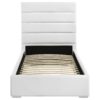 Felicity 53-inch Upholstered Twin Platform Bed White