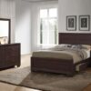 Kauffman 4-piece Queen Bedroom Set Dark Cocoa