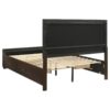 Kauffman Wood Queen Storage Panel Bed Dark Cocoa