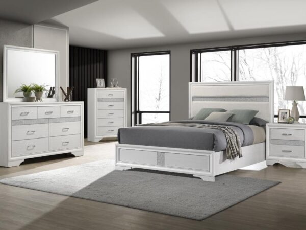 Miranda 5-piece Queen Bedroom Set White